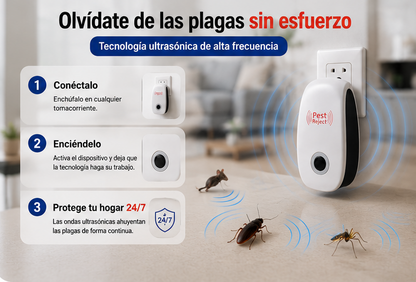 Repelente Ultrasónico para PLAGAS®